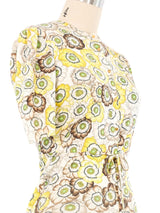 Gucci Short Sleeve Floral Cardigan Top arcadeshops.com