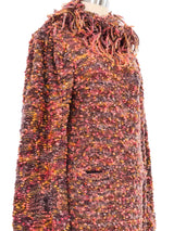 Fringe Boucle Sweater Dress Dress arcadeshops.com