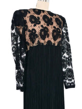 Richilene Fringed Lace Bodice Gown Dress arcadeshops.com