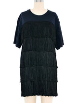 Maison Martin Margiela Fringe T-shirt Dress Dress arcadeshops.com