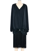1980s Drop Waist Fringe Dress Dress arcadeshops.com