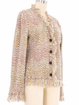 Missoni Fringed Knit Cardigan Jacket arcadeshops.com