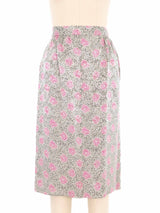 Hanae Mori Poppy Printed Silk Ensemble Suit arcadeshops.com