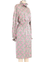 Hanae Mori Poppy Printed Silk Ensemble Suit arcadeshops.com