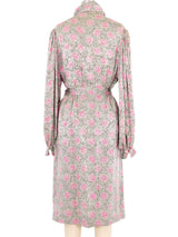 Hanae Mori Poppy Printed Silk Ensemble Suit arcadeshops.com