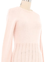 Christian Dior Pale Pink Angora Sweater Top arcadeshops.com