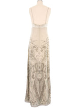 Emanuel Ungaro Paisley Silk Maxi Dress Dress arcadeshops.com