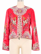 Chinese Embellished Silk Wedding Jacket Jacket arcadeshops.com