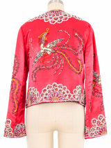 Chinese Embellished Silk Wedding Jacket Jacket arcadeshops.com