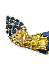 Blue And Yellow Stone Tear Drop Brooch Accessory arcadeshops.com