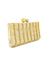 1970s Rodo Studded Cage Clutch Accessory arcadeshops.com