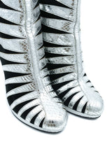 Rodarte Silver Sunrise Boots, 38.5 Accessory arcadeshops.com