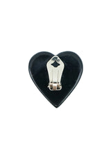 Celine Rhinestone Studded Heart Necklace And Earrings Accessory arcadeshops.com