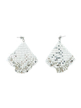 Whiting And Davis Ruffled Chainmail Bib And Earrings Accessory arcadeshops.com