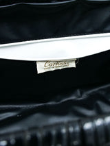 Black and Red Wicker Basket Bag Accessory arcadeshops.com