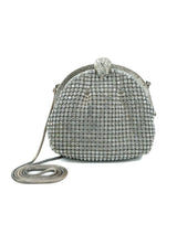 Rhinestone Chainmail Evening Clutch Accessory arcadeshops.com