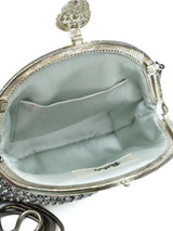 Rhinestone Chainmail Evening Clutch Accessory arcadeshops.com