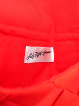 1960s Red Grosgrain Ribbon Woven Convertible Clutch Accessory arcadeshops.com