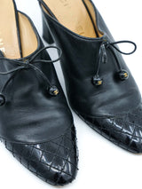 Chanel Quilted Toe Mules, 38.5 Accessory arcadeshops.com