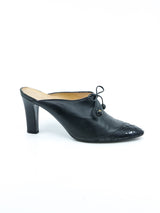 Chanel Quilted Toe Mules, 38.5 Accessory arcadeshops.com