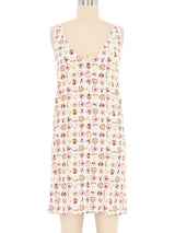 2006 Chanel Heart Printed Tank Dress Dress arcadeshops.com