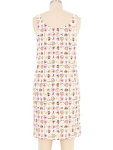 2006 Chanel Heart Printed Tank Dress Dress arcadeshops.com