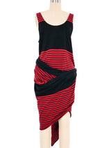 Jean Paul Gaultier Convertible Striped Tank Dress Dress arcadeshops.com
