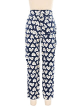 1980s Moschino Heart Print Jeans Bottom arcadeshops.com