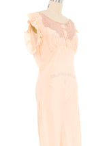 1930s Blush Slip Dress Dress arcadeshops.com
