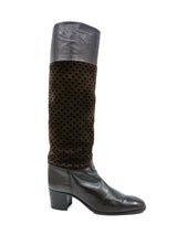 Gucci Monogram Suede Riding Boots, 39 Accessory arcadeshops.com