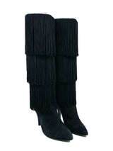 1990s Fringe Suede Boots, 6 Accessory arcadeshops.com