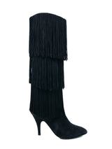 1990s Fringe Suede Boots, 6 Accessory arcadeshops.com