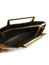 Patchwork Snakeskin Handle Bag Accessory arcadeshops.com