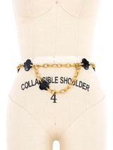 Yves Saint Laurent Clover Chain Belt Accessory arcadeshops.com