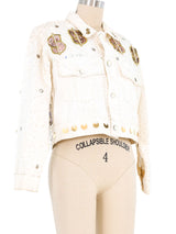 Old Money Embellished Denim Jacket Jacket arcadeshops.com