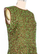 Dolce And Gabbana Sequin Embellished Tank Top arcadeshops.com