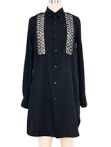 Noir Kei Ninomiya Beaded Shirt Dress Dress arcadeshops.com