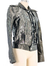 2006 Balenciaga Pleated Metallic Jacket Jacket arcadeshops.com