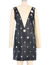 Calvin Klein Collection Studded Leather Dress Dress arcadeshops.com
