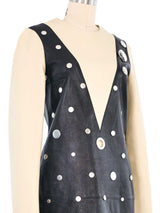 Calvin Klein Collection Studded Leather Dress Dress arcadeshops.com