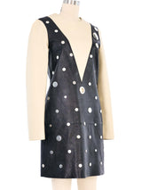 Calvin Klein Collection Studded Leather Dress Dress arcadeshops.com