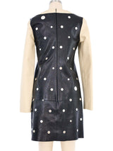 Calvin Klein Collection Studded Leather Dress Dress arcadeshops.com
