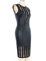 Jitrois Leather Cutout Dress Dress arcadeshops.com