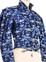 Jean Muir Metallic Brocade Cropped Jacket Jacket arcadeshops.com