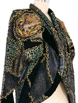 Art To Wear Leather Patchwork Coat Jacket arcadeshops.com