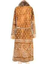 Embossed Suede Penny Lane Coat Outerwear arcadeshops.com