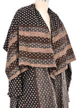 Issey Miyake Convertible Metallic Kimono Jacket arcadeshops.com