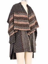 Issey Miyake Convertible Metallic Kimono Jacket arcadeshops.com