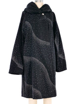 Metallic Spotted Nylon Opera Coat Jacket arcadeshops.com