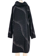 Metallic Spotted Nylon Opera Coat Jacket arcadeshops.com